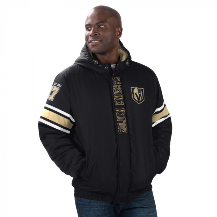 Vegas Golden Knights geacă de bărbați cu glugă Tight End Winter Jacket - XL