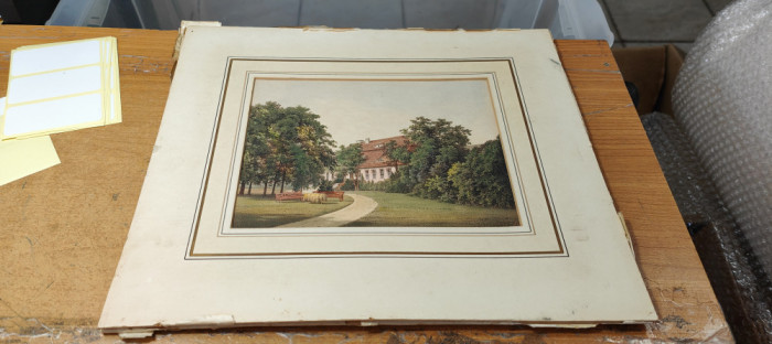 Tablou Pictura Pirntata Stoellen - Alexander von Duckner 22 x 21 cm