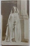Fotografie tip Carte Postala, M.S.R. Printesa Elisabeta