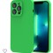 Huse silicon antisoc cu microfibra interior Iphone 13 Pro Verde Neon