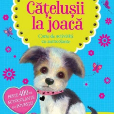 Cățelusii la joacă. Carte de activități cu autocolante - Paperback brosat - Holly Webb - Litera mică