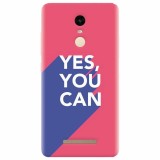 Husa silicon pentru Xiaomi Remdi Note 3, Yes You Can