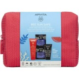 Apivita Promo Bee Sun Safe Hydra Face Gel Cream SPF50+ 50ml &mu;&epsilon; Black Cleansing Gel 50ml &amp; Face Mask Sea Lavender