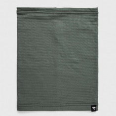 Quiksilver fular impletit Casper barbati, culoarea verde, neted