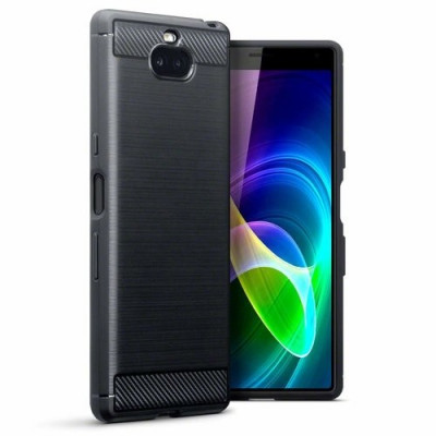 Husa SONY Xperia 10 - Carbon (Negru) FORCELL foto