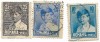 Mihai I, format mare, cu filigran (uzuale), 1928 - serie completa, obliterata, Regi, Stampilat