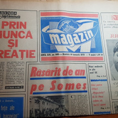 magazin 10 ianuarie 1970-articol si foto orasul bacau,si articol orasul cluj