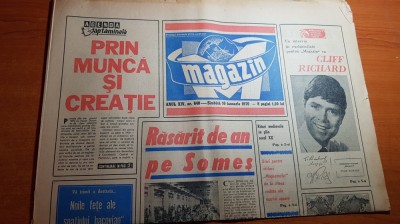 magazin 10 ianuarie 1970-articol si foto orasul bacau,si articol orasul cluj foto