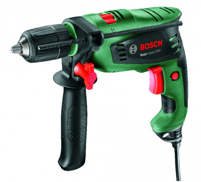 Bosch EasyImpact 550, masina de gaurit cu percutie, 550 W, mandrina rapida foto