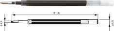 Rezerve Cu Gel Penac Gbr3, 2 Buc/set, 0.7mm, Pentru Inketti, Fx-7, Cch-3 Gel - Albastru foto