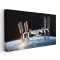 Tablou statia spatiala internationala pe orbita 1775 Tablou canvas pe panza CU RAMA 60x120 cm