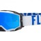 Ochelari Enduro MX Fly Zone Pro Alb Albastru