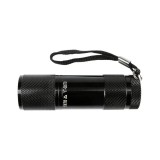 Lanterna cu led, 9 led, negru Yato YT-08570