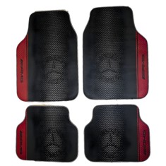 Covorașe Auto Universale Mercedes AMG &ndash; Negru/Roșu Sport