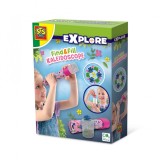 Set creativ - Decoreaza caleidoscop cu elemente din natura, SES Creative