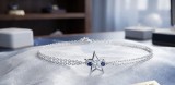 Cumpara ieftin Bratara din Argint 925 Double Chain Celestial Star , Eleganta Cosmica E i Stil Rafinat