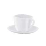 Cumpara ieftin Set cesti cafea cu farfurii 12 piese Zass Gourmet 220 ml, alb