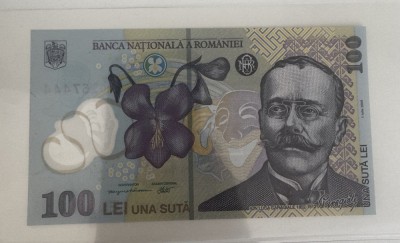 100 lei 2005 UNC bancnota foto