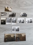 Lot 11 fotografii vechi de colecție &ndash; Camioane ROMAN DIESEL, mașini epocă, moto și utilaje
