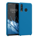 Husa Kwmobile pentru Huawei P30 Lite, Silicon, Albastru, 47510.224, Carcasa