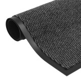 Cumpara ieftin Covor de usa anti-praf, antracit, 60x90 cm, dreptunghiular