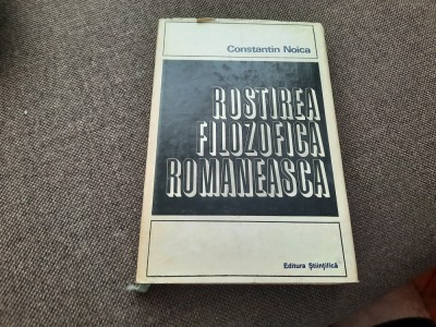 Rostirea filozofică rom&amp;acirc;nească, Constantin Noica RF20/1 foto