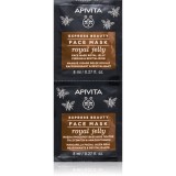 Apivita Express Beauty Anti-aging Face Mask Royal Jelly masca faciala revitalizanta cu efect de &icirc;ntărire 2x8 ml