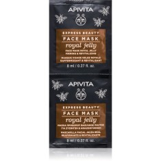 Apivita Express Beauty Anti-aging Face Mask Royal Jelly masca faciala revitalizanta cu efect de &icirc;ntărire 2x8 ml
