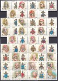 DB1 Religie Vatican 1998 - 2000 Papi 25 v. + Vignete + SS MNH 2 poze, Nestampilat