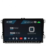 Cumpara ieftin Navigatie Volkswagen, Skoda, Seat, Android 12, P-Octacore 1GB RAM + 16GB ROM, 9 inch - AD-BGPW9MTK
