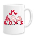 Cana alba personalizata Love, Model trio, INOVATIX&reg;. 330ml, Oem
