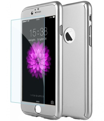 Husa Full Cover 360&amp;deg; (fata + spate + folie sticla) pentru iPhone 6 / 6S, Silver foto