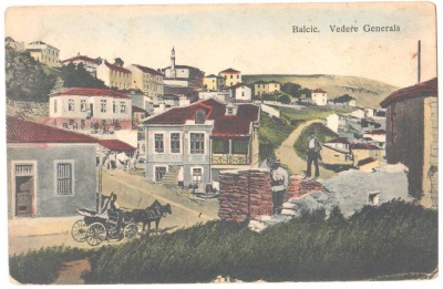 SV * BALCIC * VEDERE GENERALA * trasura * jandarm * 1928 foto