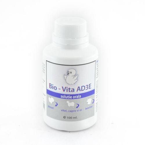 VITAMINA AD3E PASARI, VITEI, OI, CAPRE, BUVABIL, 100ML