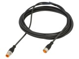 Cablu LUMBERG AUTOMATION M12 4 pini 6m pentru senzori și automatizări 230VDC