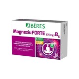 Magneziu Forte 375 miligrame + B6 30 comprimate filmate Beres, BERES PHARMACEUTICALS