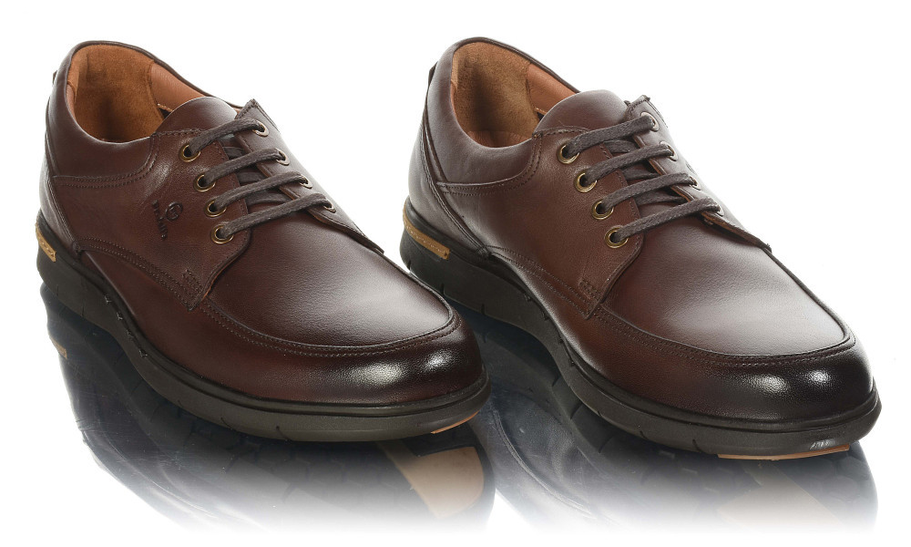 Pantofi barbati din piele naturala Dr.Jells-0325-F308-M, 40 - 42, 44, Maro  | Okazii.ro