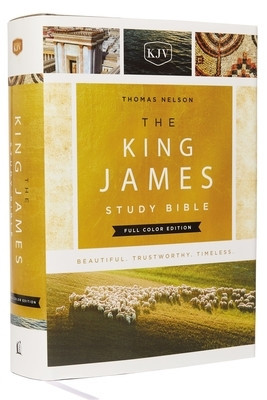 The King James Study Bible, Hardcover, Full-Color Edition foto