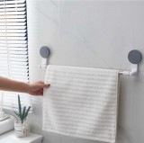 Suport Prosop Baie/Bucatarie cu Ventuze si Adeziv, Fixare Ferma, 34/54cm - Montare Fara Gaurire