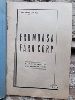 Frumoasa fara corp - Victor Hilmu foto
