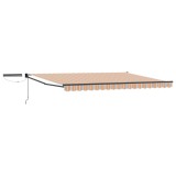 vidaXL Cort electric retractabil Albastru și portocaliu 4,5 &times; 3 m 3420168