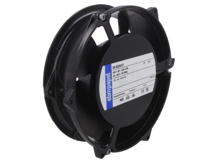 Ventilator axial DC 24V cu bilă