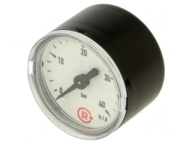 Manometru 40mm 0-40bar pentru Lichide și Gaze Inerte