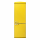 Combina frigorifica Fram FC-VRR341YLE++, 340l, clasa E, Less Frost, Galben
