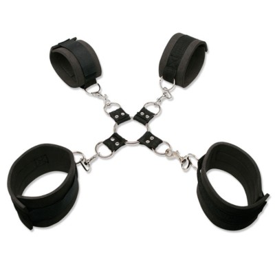 Catuse de mani si picoare ajustabile cu scai Extreme Hog-Tie Kit foto