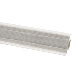 Plinta parchet PVC Set 0456-6009, canal cablu, gri alaska, 2500 x 52 x 22 mm