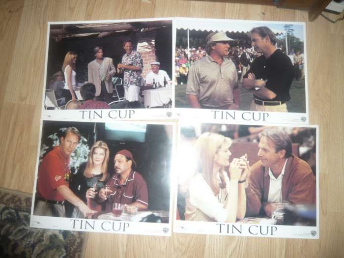 Set 4 Fotografii- Film -Tin Cup1996 cu Kevin Costner , Rene Russo, Don Johnson