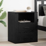 vidaXL Dulap de noapte Stejar negru 50 x 36 x 60 cm Lemn compozit