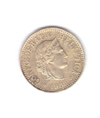 Moneda Elvetia 5 rappen 1985, stare buna, curata foto