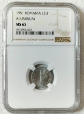 1 LEU 1951 MS 65 - GRADATA NGC - 3935094-022